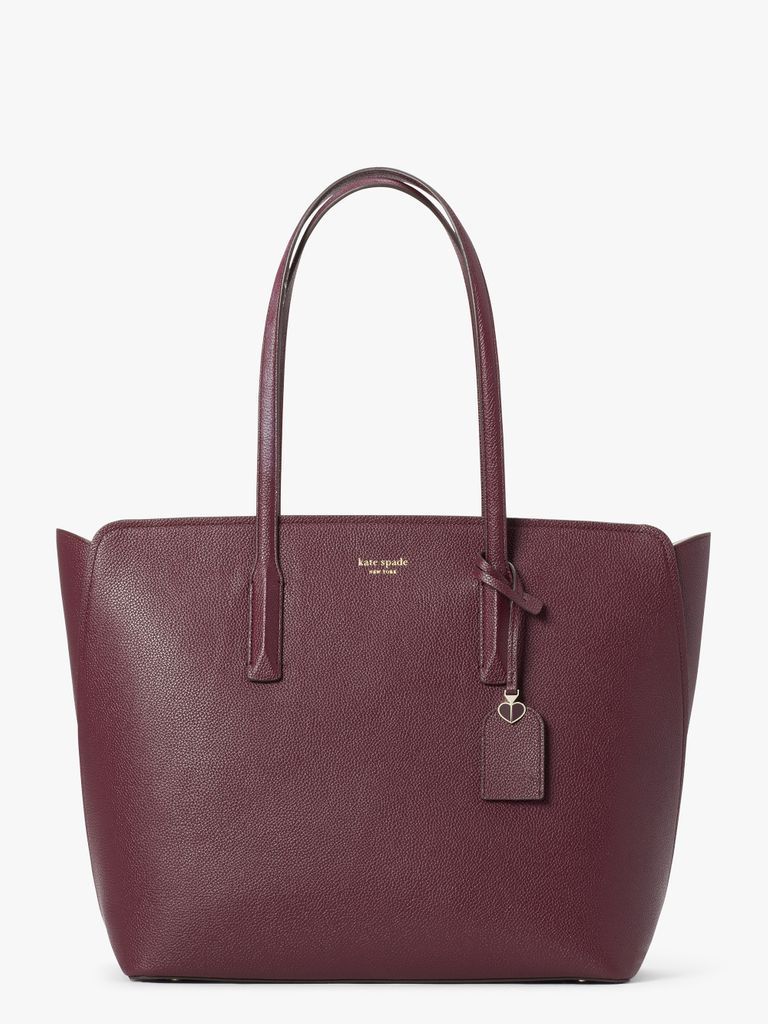 Margaux Large Tote - Deep Cherry - One Size