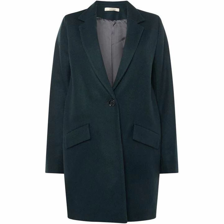 Collared wool over coat