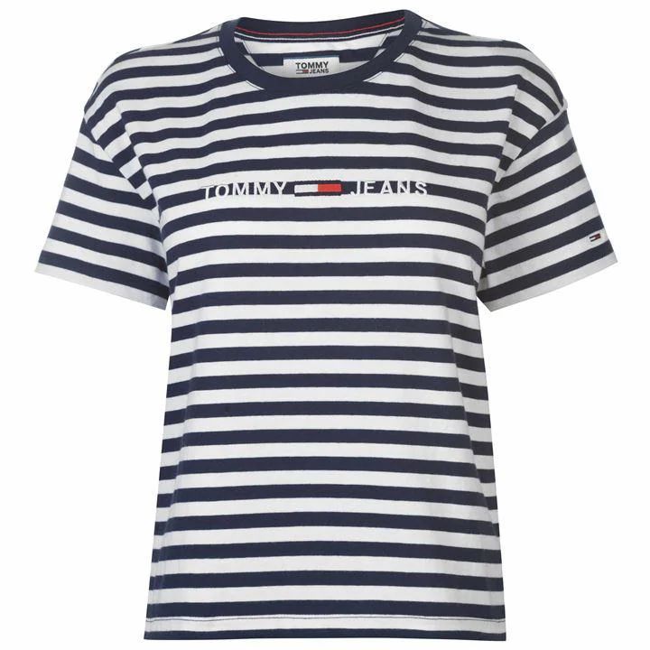 Tommy Stripe Logo T Shirt