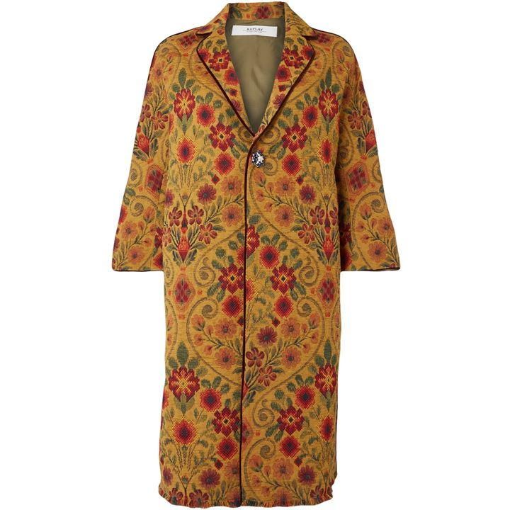 Jacquard Kimono Coat