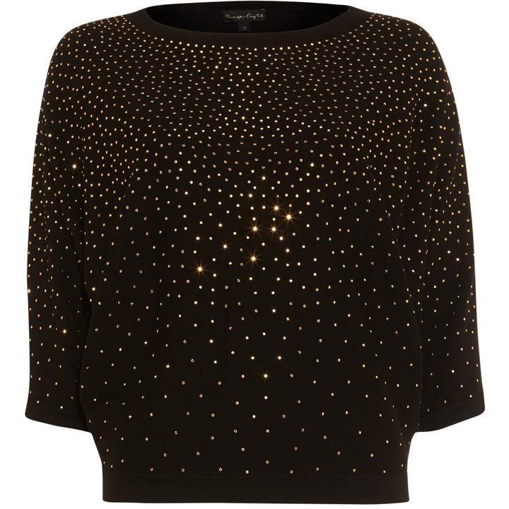 Becca Scattered Stud Knit Top