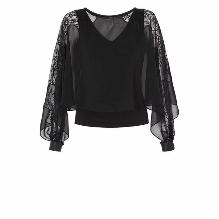 Justine Lace Overlayer Top