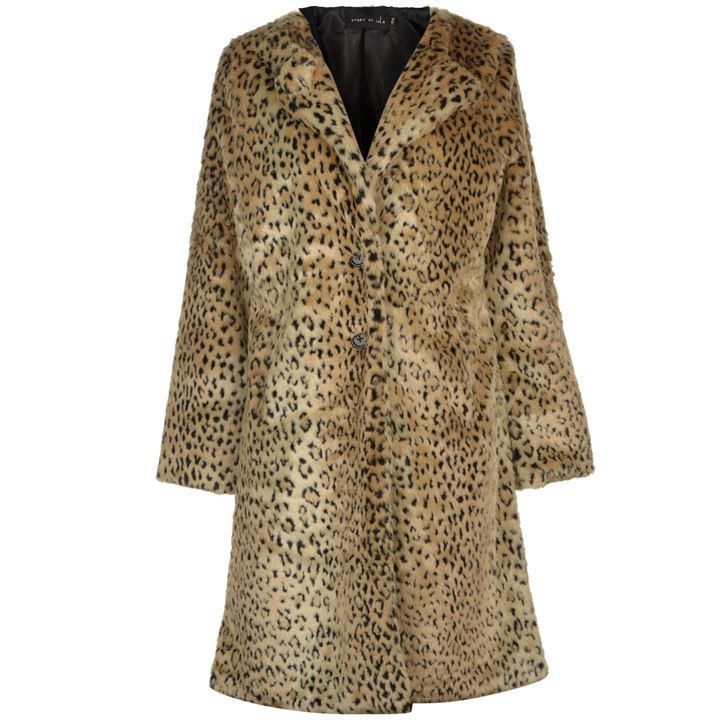 Long Leopard Coat