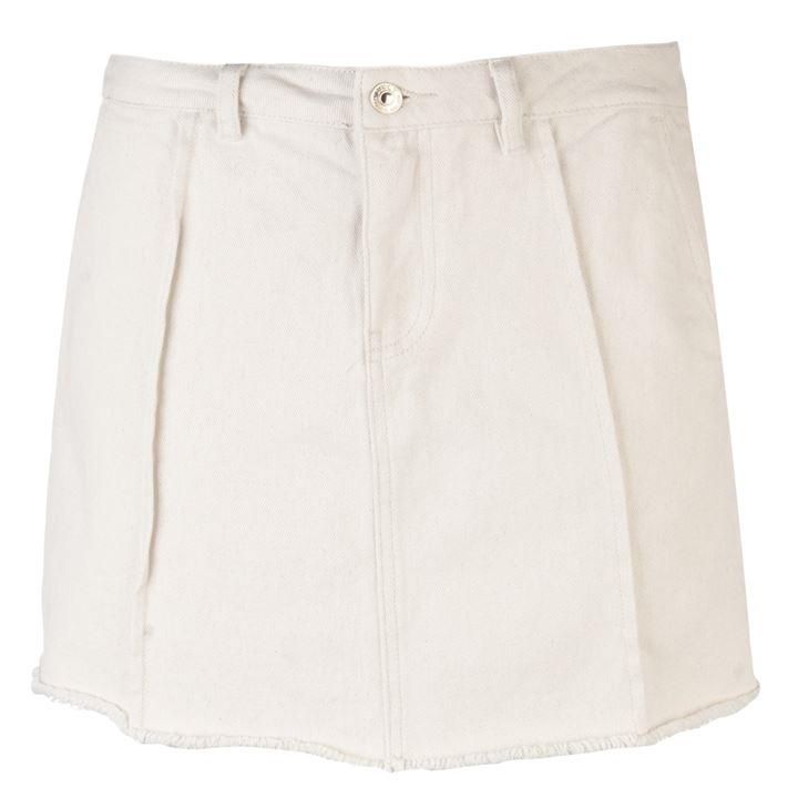 Safari Denim Skirt