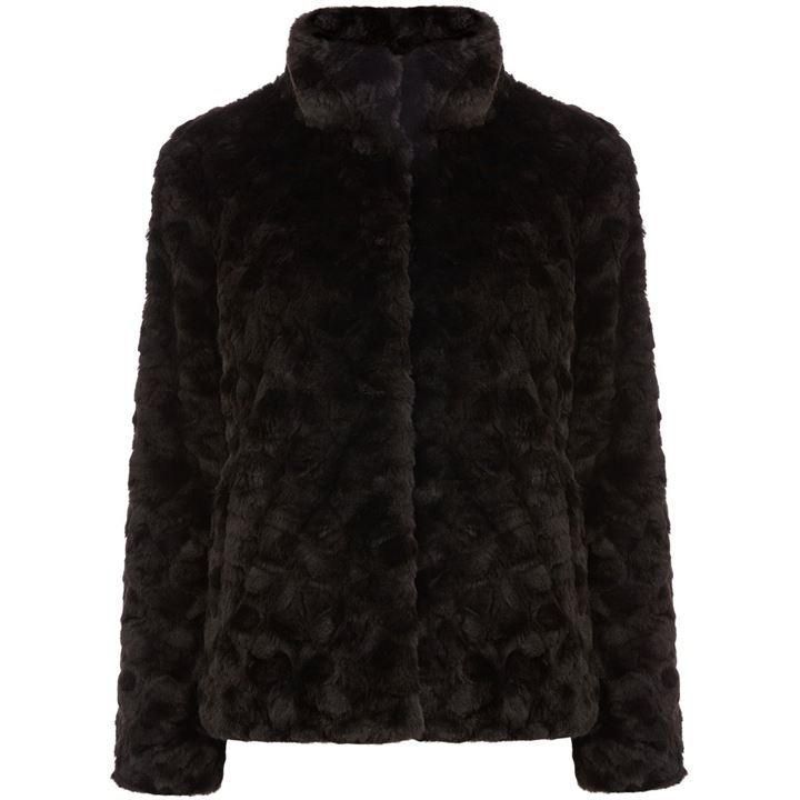 Twisty Short Fur Coat