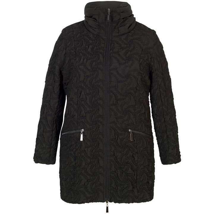 Embroidered Quilted Coat