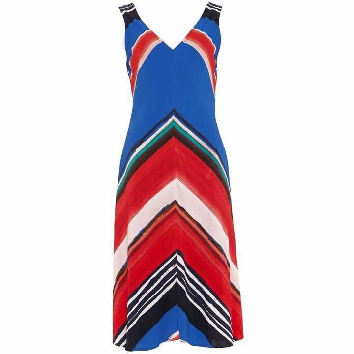 Cersi Chevron Stripe Dress