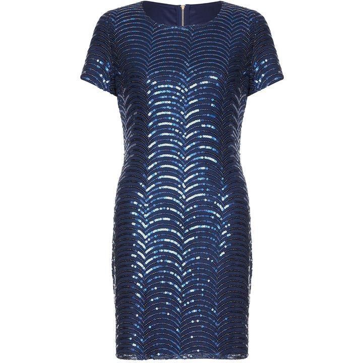 Embellished Sequin Bodycon Dress