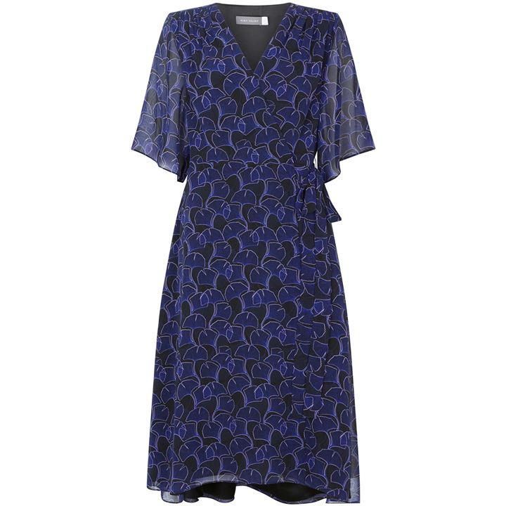 Cassie Print Wrap Dress