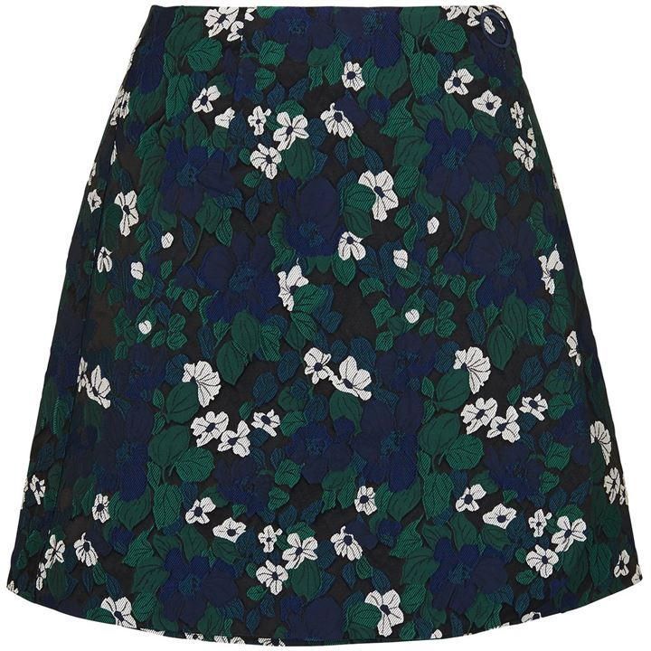 Pansy Jacquard Skirt