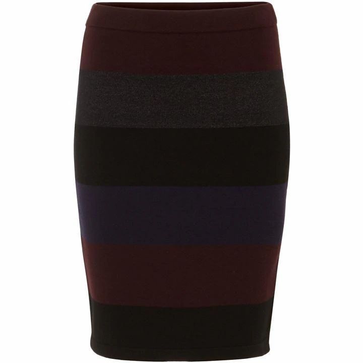 Cecelia Wide Stripe Knit Skirt