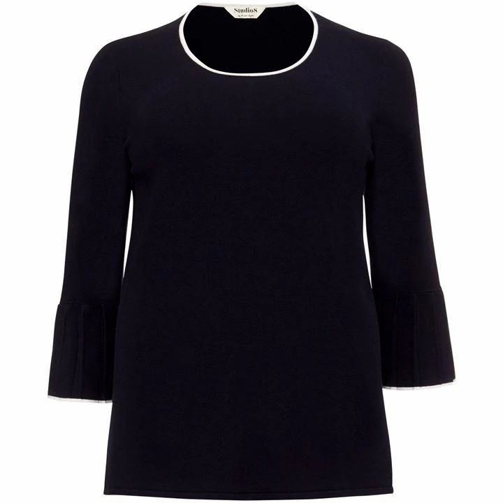 Vive Flared Sleeve Knit Top