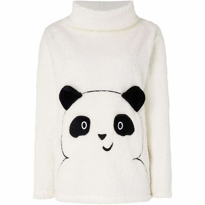 Panda shimmer snuggle top