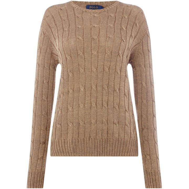 Metallic Cable Knit Jumper
