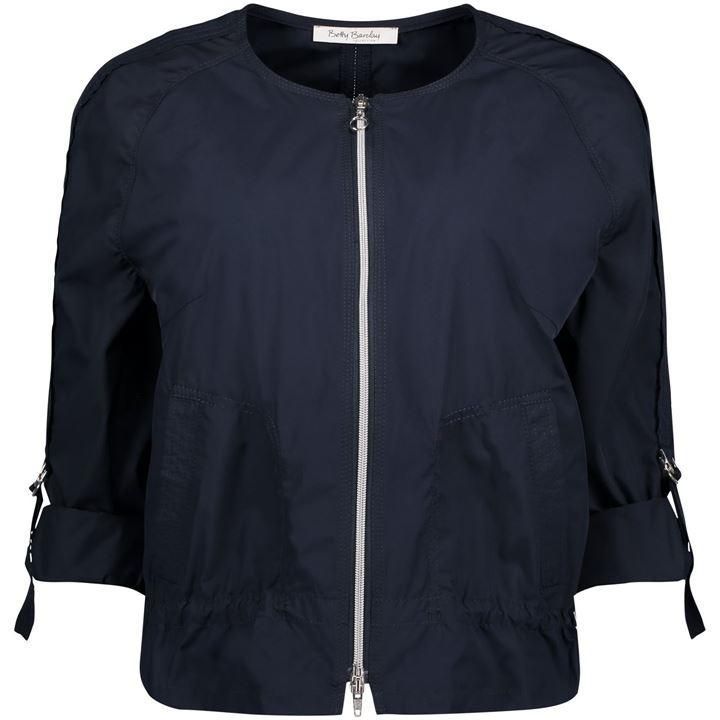 Unlined Jacket With Two-Way Zip