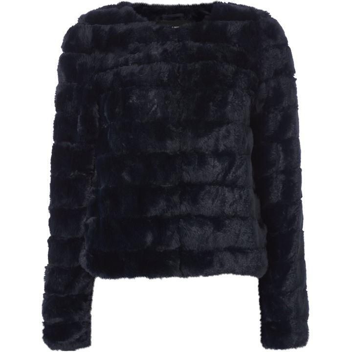 Avenue Faux Fur Short Coat