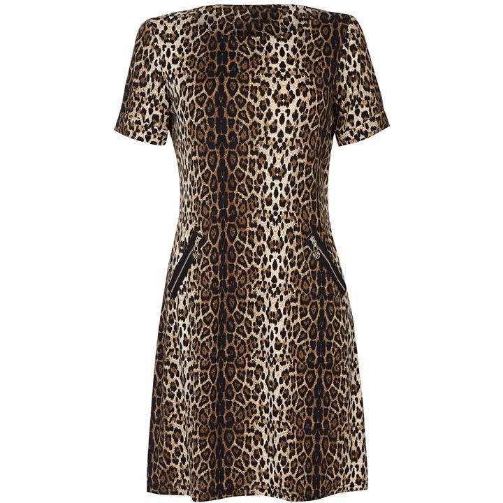 Leopard Print Tunic Dress