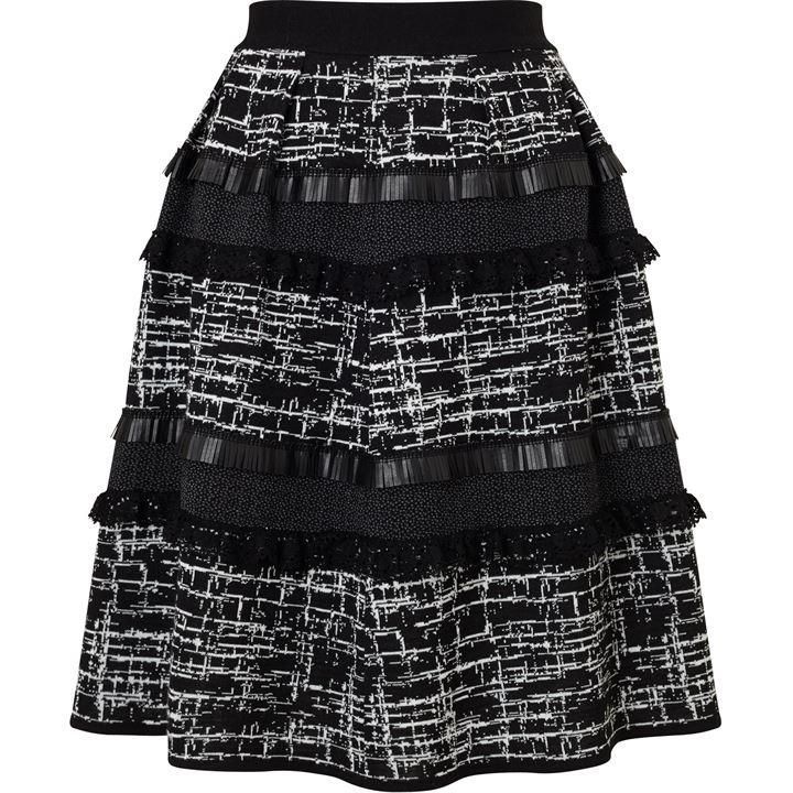 Jacquard Mix Fabric Skirt