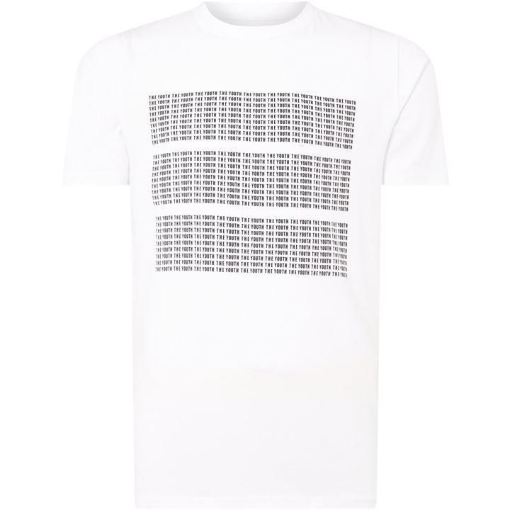Textured Square Graphic T-Shirt