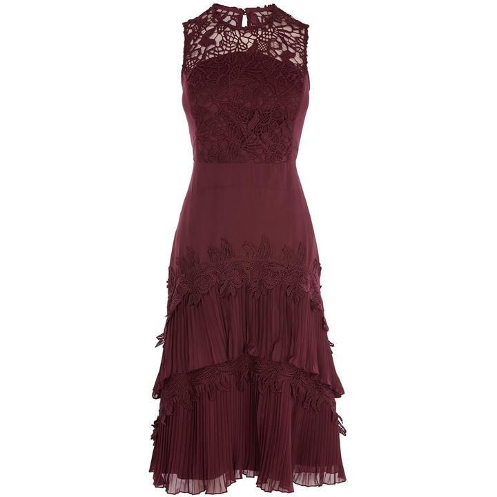 Ros Tiered Lace Dress