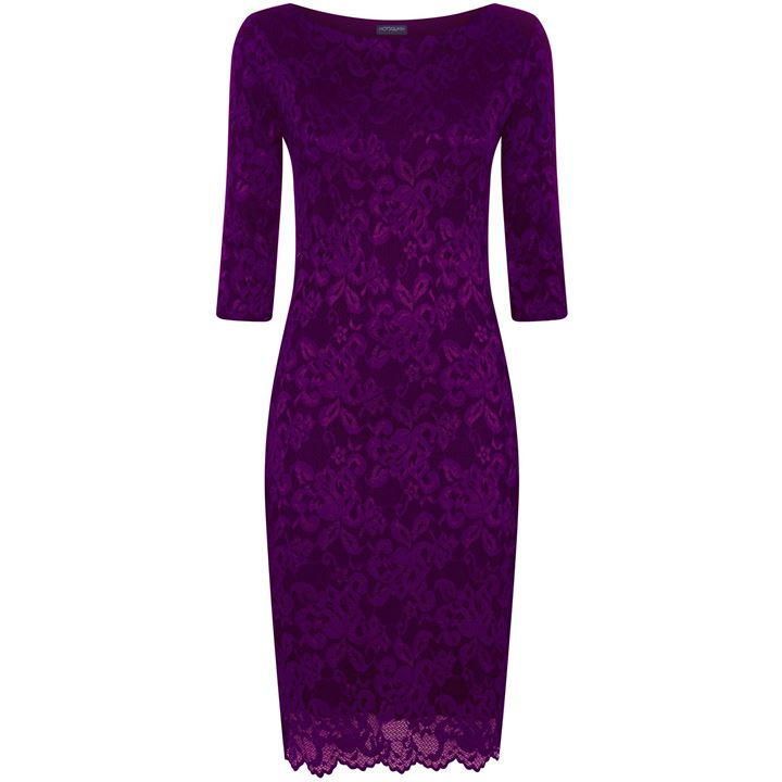 Long Sleeved Lace Dress With Thinheat