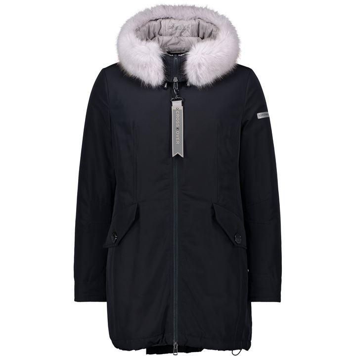 Crossover Down Lined Parka With Hood