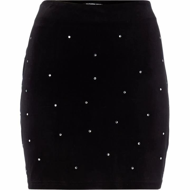 Embellished diamante skirt
