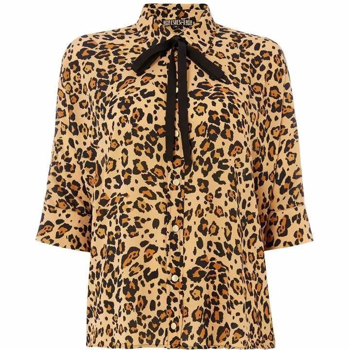 Leopard Print Volume Shirt