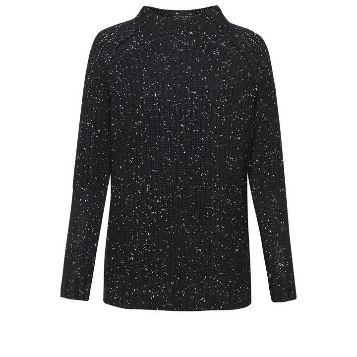Speckle Knit Poloneck Jumper
