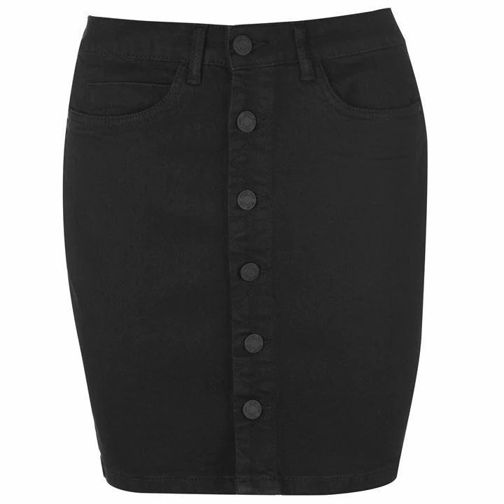 Noisy Lucy Button Mini Skirt