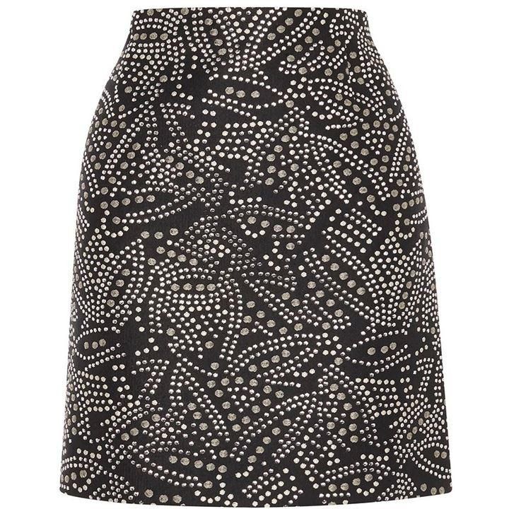 Stud Embellished Skirt