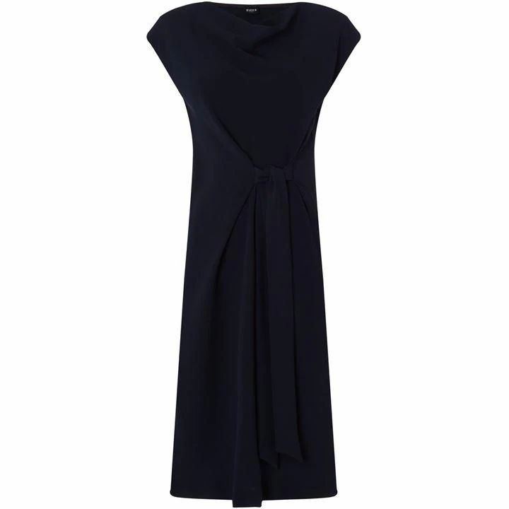 Sele cap sleeve dress with front bow detail