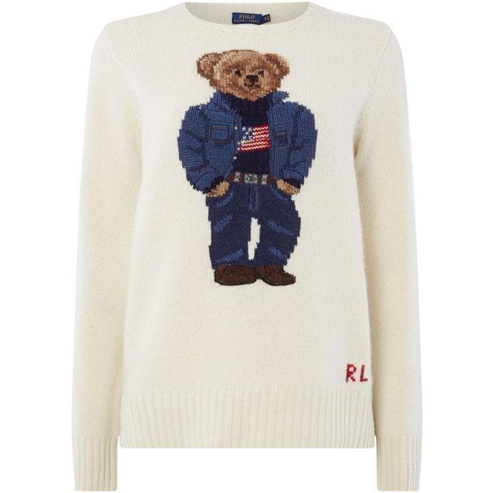 Bear Print Jumper