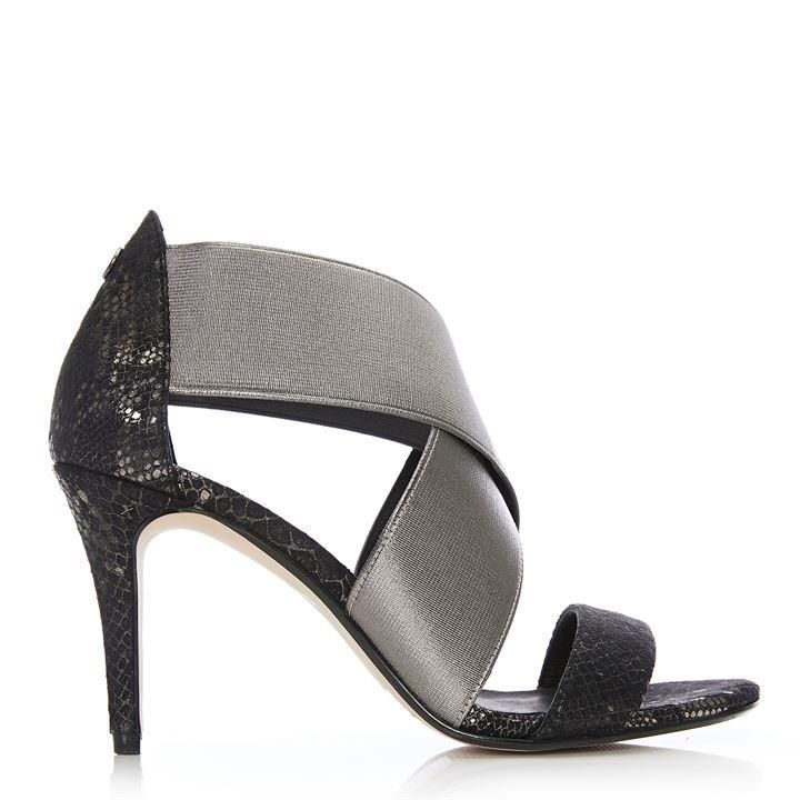Moda in Pelle Lazanti High Occasion Sandals - Pewter
