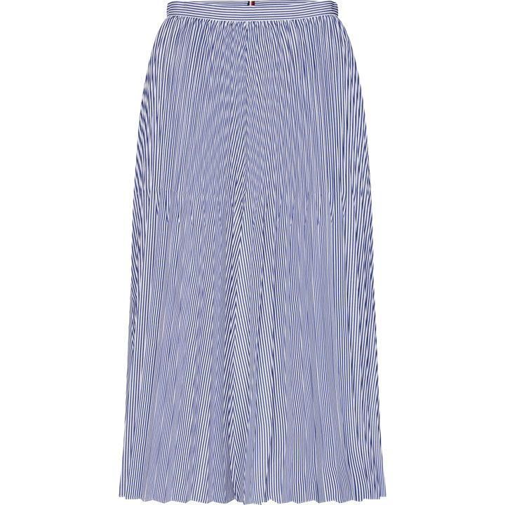Daisy Stripe Midi-Skirt