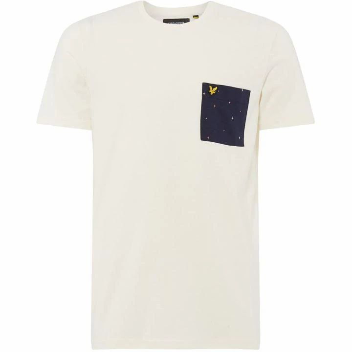 Micro Print Pocket T-Shirt