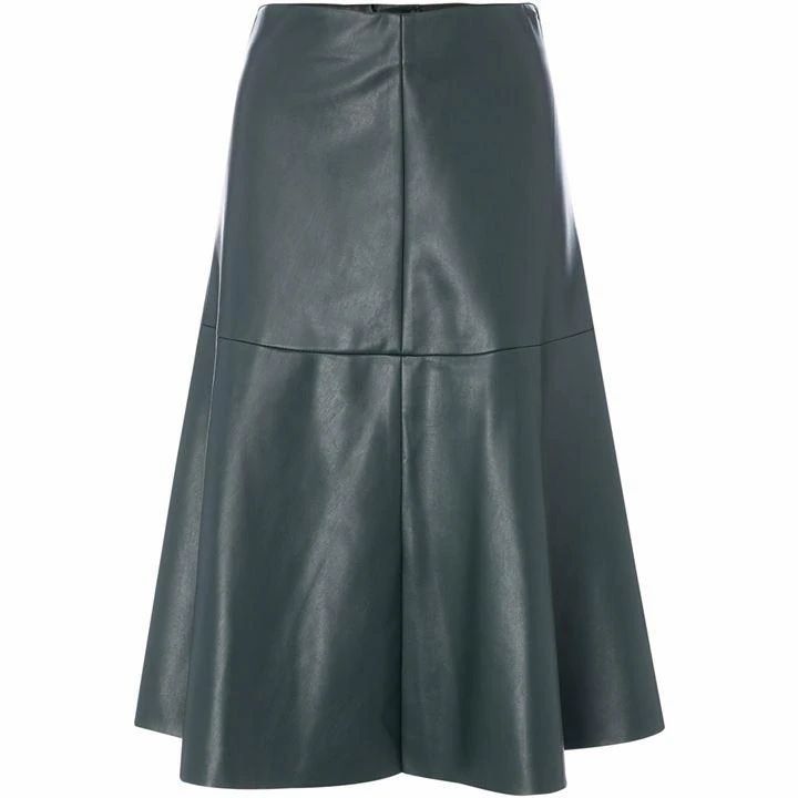 Henny PU A-Line Skirt