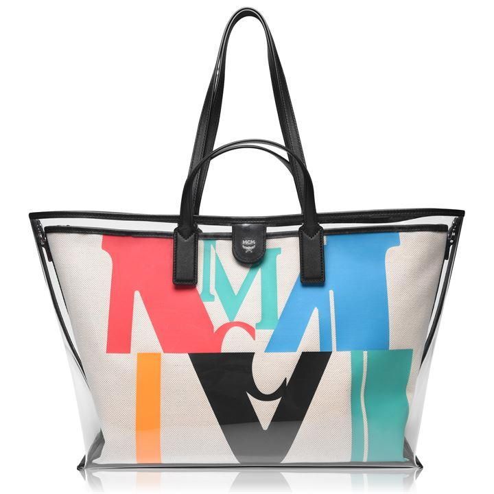 MCM Glitch Shopper Bag - Multi