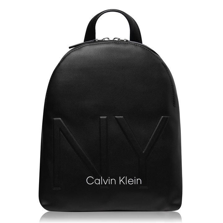 Calvin Klein NY Shaped Backpack - BLACK BAX