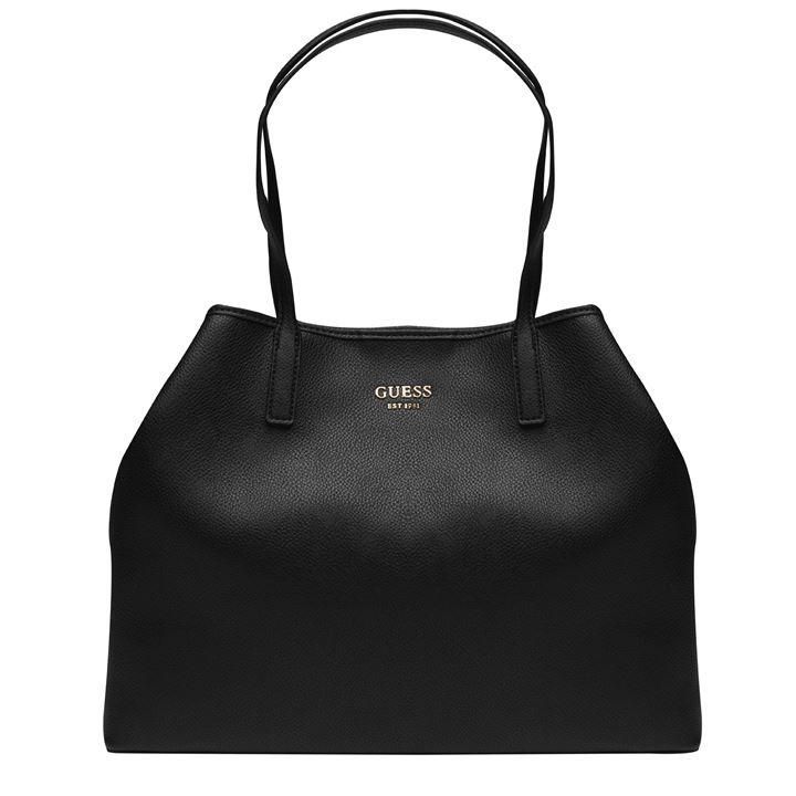 Guess Vikky Large Tote Bag - Black