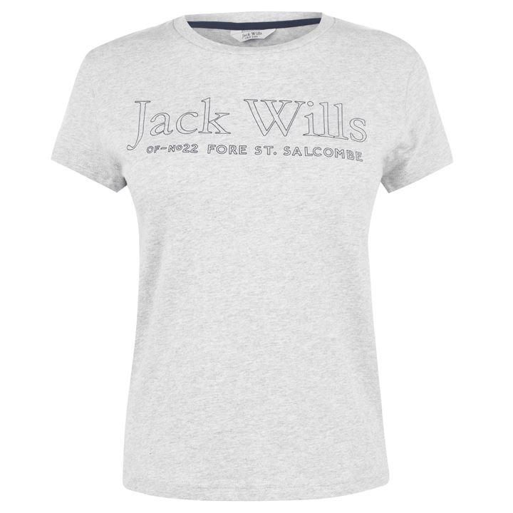 Jack Wills Ebchester T-Shirt - Grey