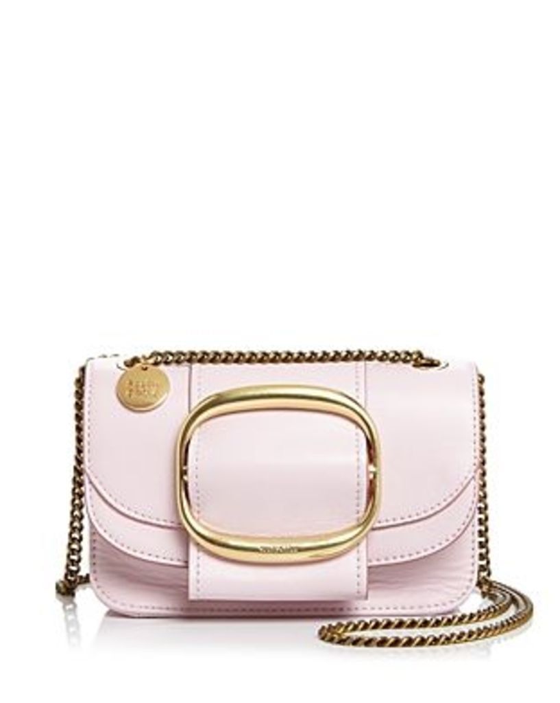 See by Chloe Hopper Small Oversized Buckle Leather Crossbody