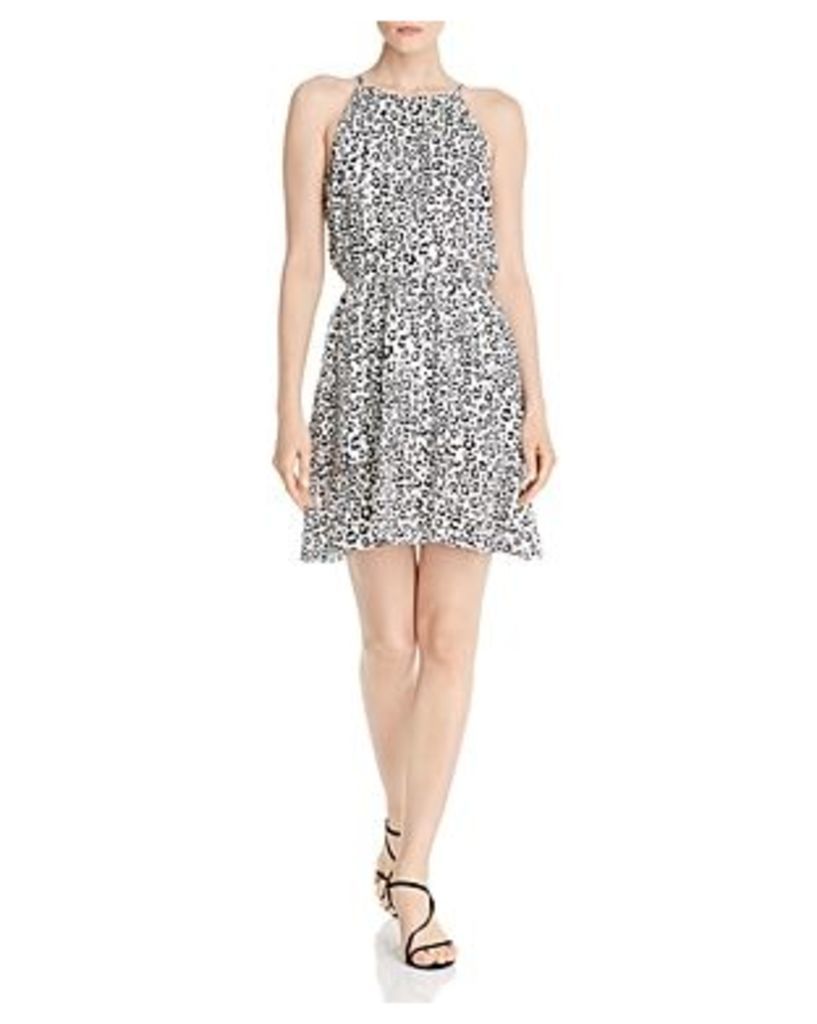 Aqua Tiered Leopard Print Dress - 100% Exclusive