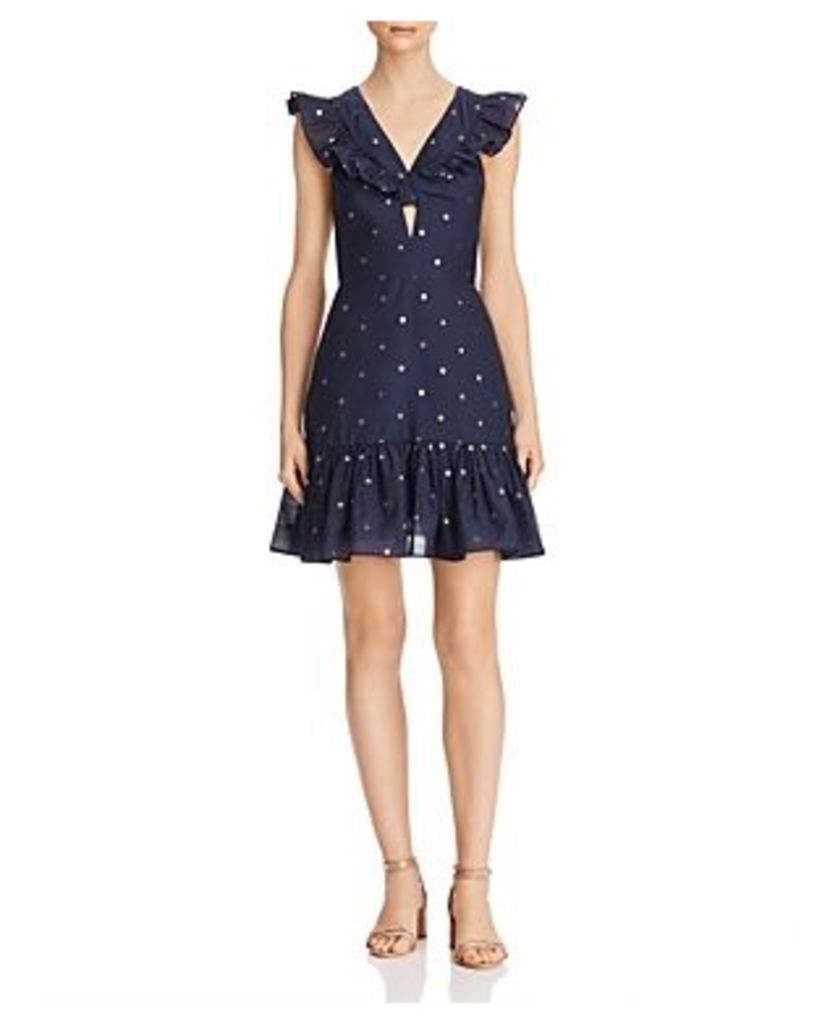 Rebecca Taylor Embroidered Dot Dress