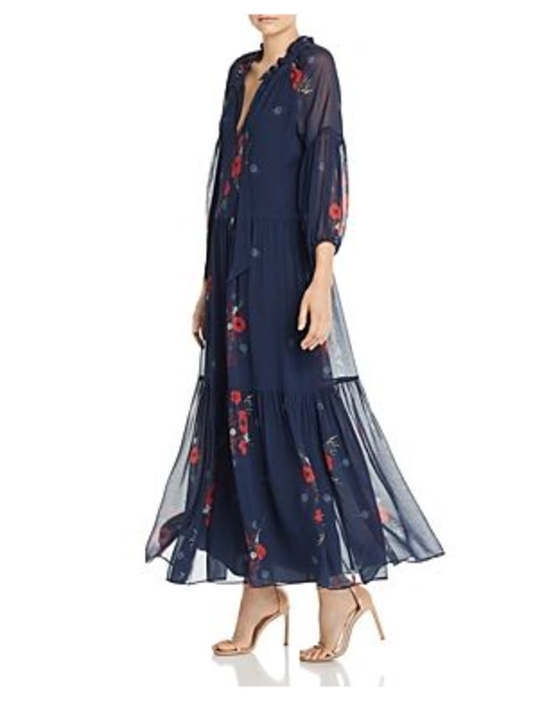 Joie Saffrona Floral-Print Maxi Dress