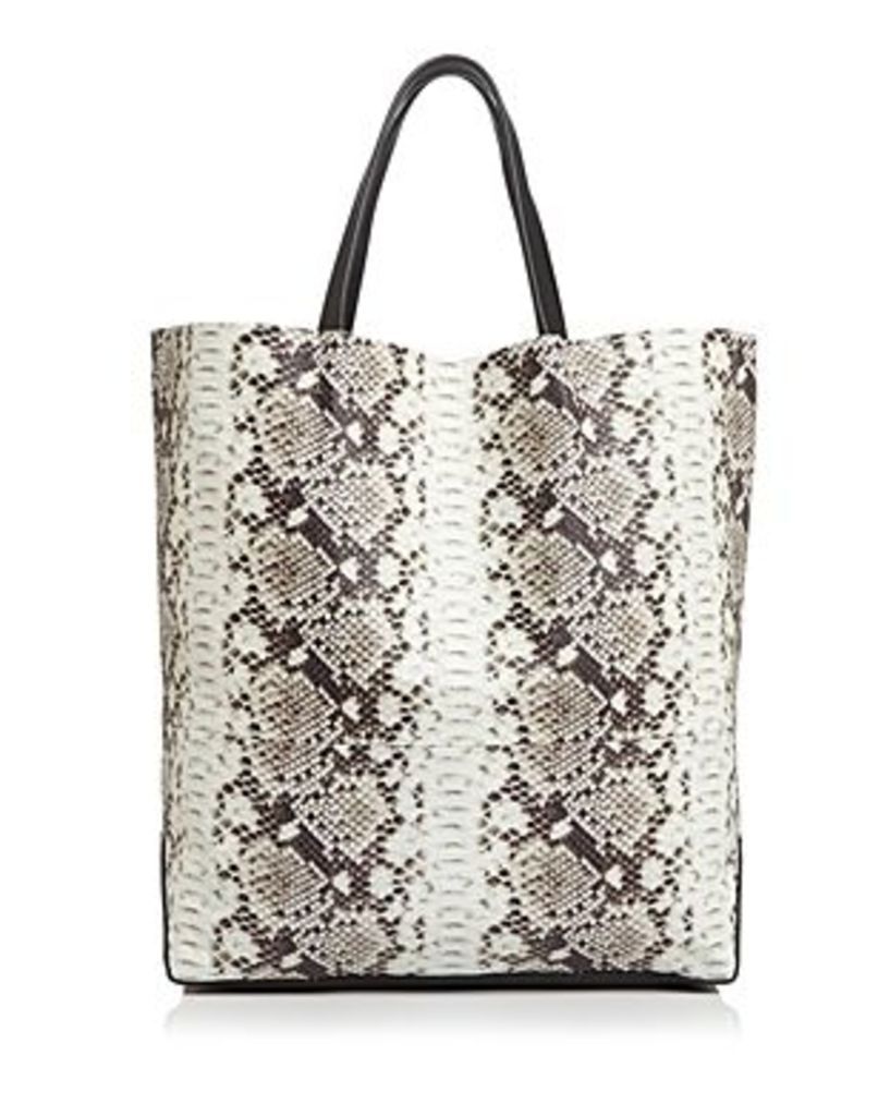 Large Python Print Tote - 100% Exclusive