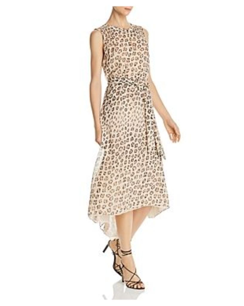 Joie Corrin Leopard-Printed Silk Dress