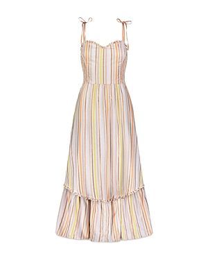Retta Smocked Striped Dress
