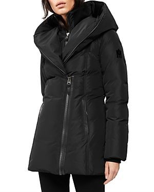 Adali Asymmetric Hooded Coat