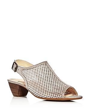 Lois Perforated Slingback Sandals